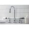 Kingston Brass KS2981CFL Century Widespread Bathroom Faucet W/ Brass Pop-Up, Chrome KS2981CFL - alternate 3